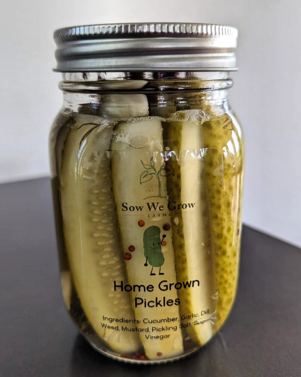 Homegrown Dill Pickles