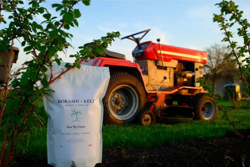 Bokashi + Kelp​ at Sow We Grow Farms
